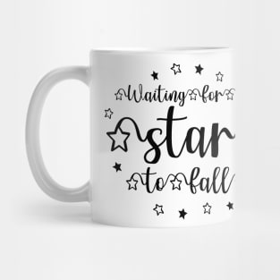 Waiting For A  Star To Fall starry design Mug